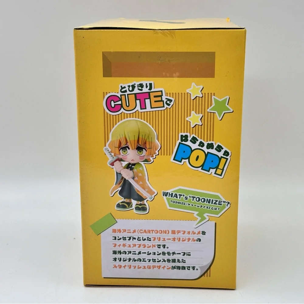 Zenitsu Agatsuma [Cartoon Color]: FuRyu Demon Slayer Toonize Statue Figurine